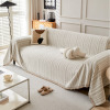 Nayoroom Couch Cover Chenille Sofa Covers Washablereversible Chic Sofa Cover Throw Striped Soft Loveseat Cover, 180cm x 380cm New In Box $99