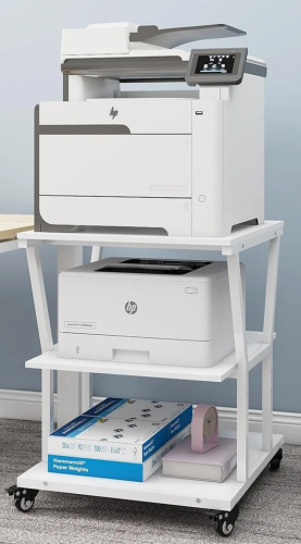 PUNCIA 29.5"H X 23.6"W 3-Tier Large Printer Stand, Heavy-Duty Printer Table Cart New In Box $299