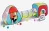 VEVOR 3 in 1 Kids Play Tent with Tunnel for Boys, Girls, Babies and Toddlers, Indoor/Outdoor Pop Up Playhouse with Carrying Bag & Banding Straps as Birthday Gifts, Red/Yellow/Blue Multicolor New In Box $79