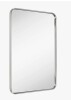 Ebern Designs Aria Rounded Rectangle Bathroom Vanity Mirror, Vertically/Horizontal Hanging, 24" x 30" New In Box $299