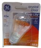GE 40 Watt 415 Lumens Crystal Clear Ceiling Fan Bulb New In Box - 2
