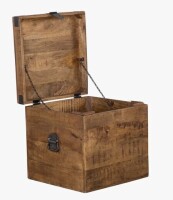 Mistana Angelique Solid Wood End Table New In Box $399