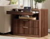 Millwood Pines 27" Nightstand with Charging Station, 2 Drawers & Open Storage, Bedside Table with Pull-Out Tray, Modern Bedroom End Table $399