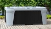 AquaRest DayDream 2800L Limited Edition White/Black 6-Person 28-Jet Plug & Play Hot Tub with Ozonator, Waterfall, Ice Bucket and Friction Heating AR3-UHS-WTB New in Box $5999