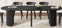 Rebrilliant Extendable Dining Table in Black New in Box $799