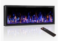 Wrought Studio Recessed And Wall Mounted Electric Fireplace 50" New in Box $499