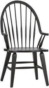 Liberty Furniture Hearthstone Windsor Back Arm Chair in Black New In Box $399