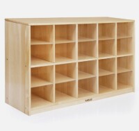Kaplan Premium Solid Maple 20-Bin Storage $899