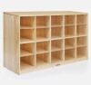 Kaplan Premium Solid Maple 20-Bin Storage $899