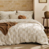 Bedsure King Size Comforter Set Beige, Boho Tufted Bed Set, Checkered Farmhouse Shabby Chic Bedding, 3 Pieces, 1 Plaid Geometric Comforter and 2 Pillow Shams $299