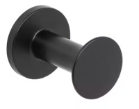 Glacier Bay Lucien Robe Hook in Matte Black New In Box