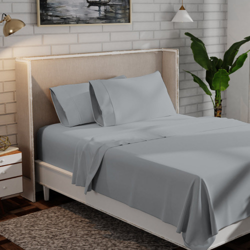 Sleep by Wayfair&trade; Queen 100% Organic Cotton Cool & Crisp Percale Weave Sheet 3-Piece Set $79