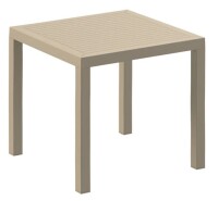Siesta Ares 31" Square Taupe Standard Height Table New In Box $399