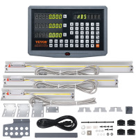 VEVOR Digital Readout 16 inch & 18 inch & 38 inch Linear Scale 3 Axis DRO Display Kit Multifunctional Crystal-Clear Display Precision 5?m Read Head New In Box $299