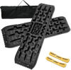 YATOINTO Off-Road Traction Boards with Jack Base, Recovery Boards for 4WD 4X4 Mud, Sand, Snow, Rock Tracks. Pair Recovery Tracks Tire Traction Mats with 2 Straps & Storage Bag for RV Truck Jeep SUV, Black New In Box $199