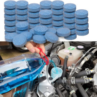 Awave Bloom 100 Pieces Car windshield washer fluid Concentrated Clean Tablets, New Formula windshield wiper fluid Solid Effervescent Tablet, Remove glass stains, Clear Vision (Use With De-icer or Methanol for Winter) New In Box