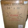 Ivy Bronx Morelock Metal Rectangle Bathroom Mirror Wall Mirror, 24" x 36" New In Box $299 - 2