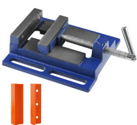 VEVOR Drill Clamp, 4" Sturdy Workshop Vise, Compact Bench Clamp for Drilling, 6.6" Width, 4.33" Opening, Ideal for Milling, Woodworking, Equipment Upkeep New in Box $79