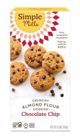 Simple Mills Crunchy Chocolate Chip Cookies - 5.5 oz New Best by 12/2026