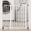 Regalo Safety 29"-38.5" Easy Step Baby Gate, Bottom of Stairs & Doorways Pressure Mounted with Door, For Babies, Toddlers & Pets, White, Tested & Trusted for 30 Years New In Box $89