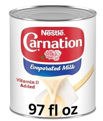 Carnation Evaporated Milk, Holiday Desserts, Unsweetened Condensed Milk, Pumpkin Pie, 97 fl oz Can New Best by 8/2027