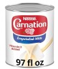 Carnation Evaporated Milk, Holiday Desserts, Unsweetened Condensed Milk, Pumpkin Pie, 97 fl oz Can New Best by 8/2027