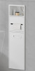 SUPERFLO 7.8" x 25.9" Recessed White Shower Niche With Trash Can & Toilet Paper Organizer, Wall Niche With Removable Door New In Box $299