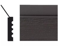 Royal Thermo Stop 2 In. W. x 7/16 In. H. x 16 Ft. L. Brown PVC Weatherstrip Garage Door Stop -Brown - White Assorted $79