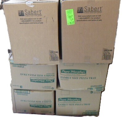 Pallet of Food Service Packaging Items and Misc 6'