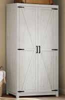 Gracie Oaks Bishock 71" H Manufactured Wood Armoire with Hanging Rod New in Box $499