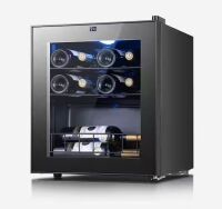 Yeego 17 in Single Zone 12-Bottles Counter Top/Freestanding Compressor Wine Cooler Fridge Cellar Cooling Unit in Black New Floor Model On Working $499