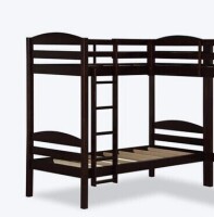 DHP Clearwater Wood Bunk Bed Twin Size Beds -Espresso New In Box $399