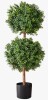 Hokku Designs Artificial Topiary Boxwood Double Ball, 36 inch Faux Boxwood Plant Balls, Fake Silk Tree Look Real, Easy Assembly for Decor Front Porch Outdoor Patio Garden Balcony Backyard Indoor New In Box $199