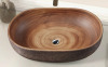 Homary Bathroom Vessel Sink, 23" Oval Bowl Sink Retro Ceramic Washbasin Above Counter for Bathrooms New In Box $299