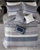 Madison Park 7pc King Harmony Jacquard Comforter Set - Navy New In Box $299