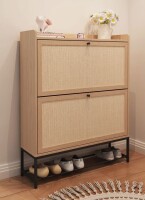Bay Isle Home&trade; Clie 16 Pair Shoe Storage Cabinet New In Box $299