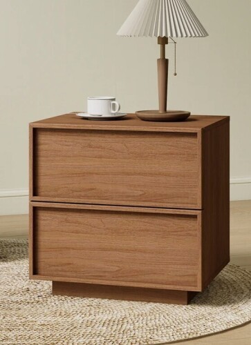 Winston Porter 18.9"W Wooden Nightstand with 2 Drawers New In Box $299