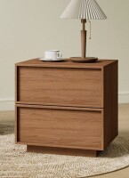 Winston Porter 18.9"W Wooden Nightstand with 2 Drawers New In Box $299