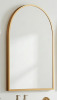 Mercury Row&reg; Vercher Metal Arched Bathroom/Vanity Mirror, 36" x 24" New In Box $299