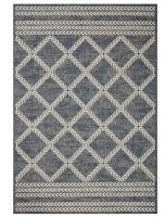 Loloi Rainier RAI-05 11'6" x 15' Denim and Ivory Indoor/Outdoor Area Performance Rug New Shell Pull $1299