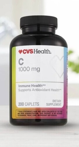 CVS Health C 1000 mg Immune Health, 200 Caplets New Best by 11/2028