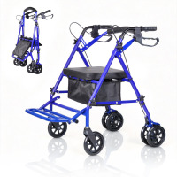Espiron Optimum Walker for Seniors Rollator Walkers with Seat, 300lb Capacity 8'' All Terrain Wheels, Adjustable Handles Foldable Design New In Box $299