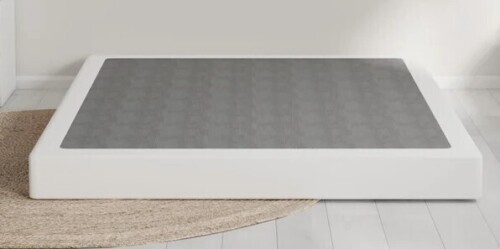 Alwyn Home 4 Inch Low Profile Queen Size Bed Base, 3000 Lbs Heavy Duty Metal Mattress Foundation With Fabric Cover, Easy Assembly New In Box $299