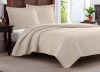 Tommy Bahama 3-Piece King Dune Quilt & Sham Set Beige New In Box $299