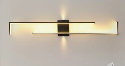Wrought Studio&trade; Gurine 55.12" Aluminum LED Flush Mounted Sconce New In Box $299