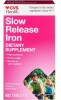 CVS Health Slow Release Iron Tablets, 60 Count / CVS Health Iron 65 Mg Usp, Dietary Supplement, 90 Tablets New Assorted Best by 11/2027