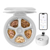 Xifamniy Automatic Cat Wet Food Feeder Pro Cooling/Heating - App Scheduling, Pet-Safe 30? Heat, Camera & Dishwasher Safe $399