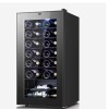 Yeego Single Zone 28-Bottle Freestanding Wine Cooler Fridge Cellar Cooling Unit Refrigerator w/Anti-U V Glass Door in Black New in Box $599