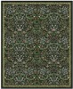 Lahome Floral 8x10 ft. Green Living Room Rug, Large Washable Rug for Bedroom Botanical Thin Stain-Resistant Carpet with Rubber Backing for Dining Room Under Table, Kids Room, Nursery $299
