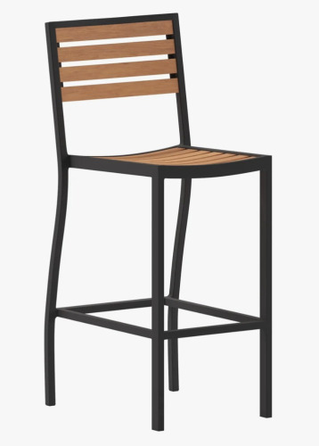 Hokku Designs Aubreonna Commercial Grade Indoor/Outdoor All-Weather Patio Barstool with Footrest New Floor Model $399